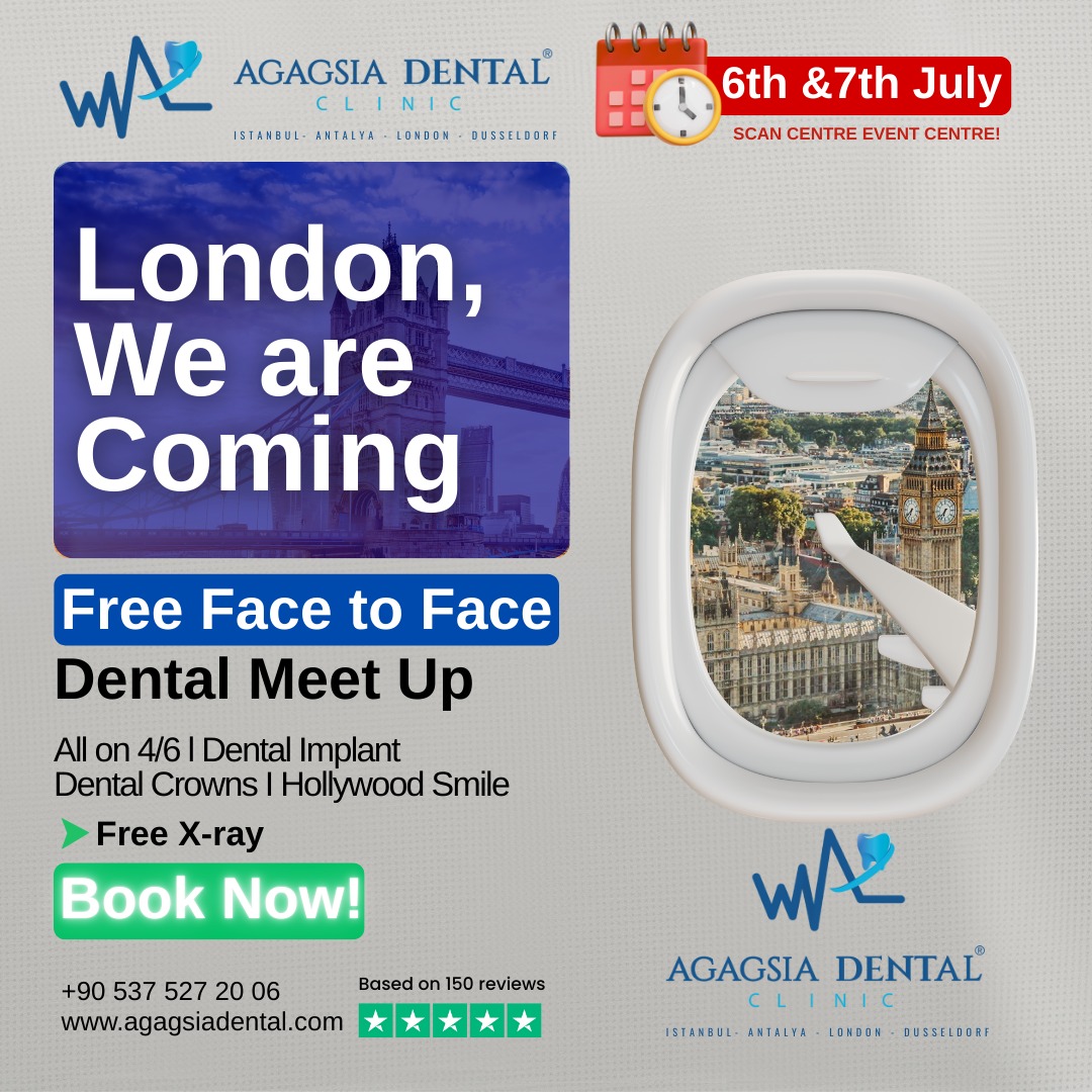 Agagsia Dental Hosts Free Face-to-Face Dental Consultation Event in London’s Harley Street on 5–6 July